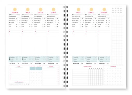 Miolo Digital - Planner Fitness Masculino e Feminino - Imagem 7