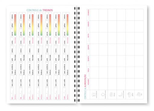 Miolo Digital - Planner Fitness Masculino e Feminino - Imagem 4