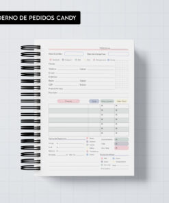 Miolo Digital - Caderno de Pedidos Candy