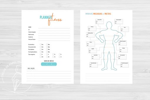 Miolo Digital - Planner Fitness Masculino e Feminino - Imagem 3