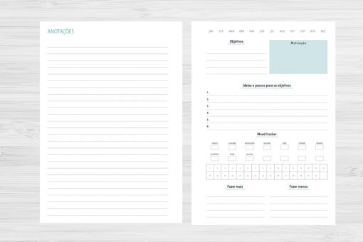 Miolo Digital - Planner Fitness Masculino e Feminino - Imagem 9