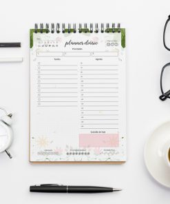 Arquivo digital - Planner Diário Folhas e Flores