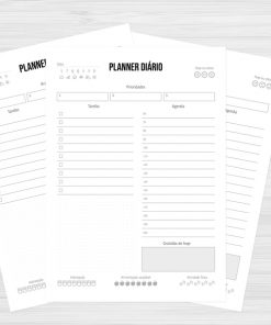 Alternative view of Arquivo digital - Planner Diário Preto