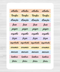 Alternative view of [Arquivo digital] - Adesivos Palavras