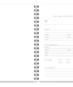 Alternative view of Miolo digital - Agenda Permanente A6 Star (2 dias por página)