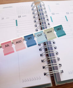 Arquivo digital - Abas adesivas Cores