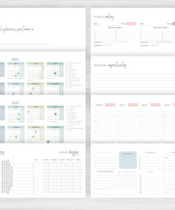 Alternative view of Miolo digital - Desk Planner Cores Permanente