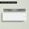 Miolo digital - Desk Planner Cores Permanente
