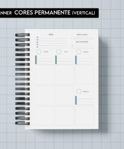 Miolo digital - Planner Cores Permanente