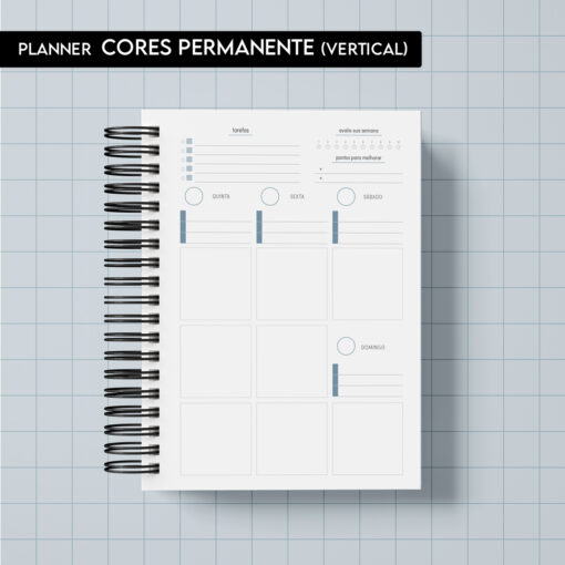Miolo digital - Planner Cores Permanente