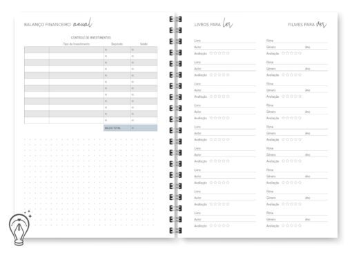 Miolo digital - Planner Cores Permanente - Imagem 22