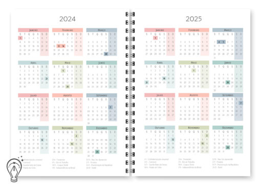 Miolo digital - Planner Cores Permanente - Imagem 4