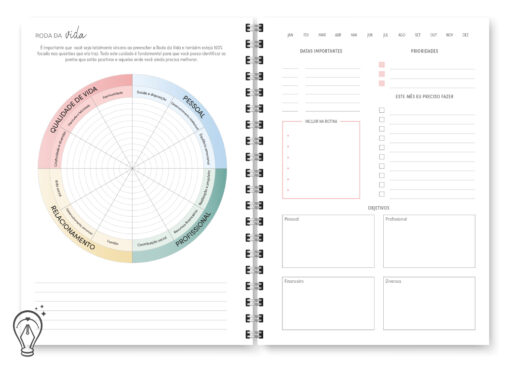 Miolo digital - Planner Cores Permanente - Imagem 7