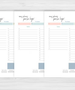 Alternative view of Arquivo digital - Planner diário Cores