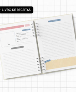 Miolo digital - Caderno de receitas Colors
