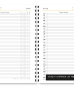 Alternative view of Miolo digital - Caderno de Agendamento Consultório Permanente