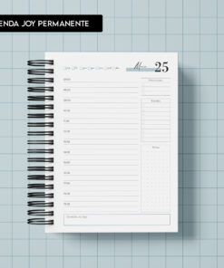 Miolo digital - Agenda Joy Permanente | Datado