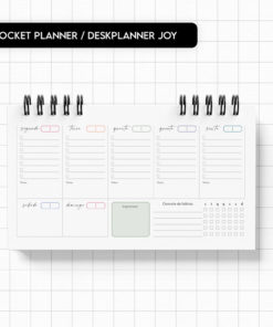 Miolo digital - Planner Pocket Joy Permanente