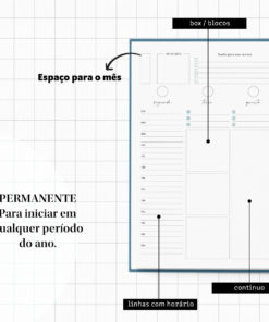Alternative view of Miolo digital - Planner Joy PERMANENTE