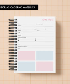 Alternative view of Miolo Digital - Divisórias Caderno de Materias