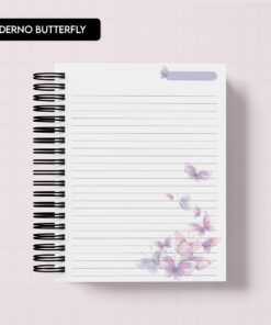 Miolo digital - Caderno Butterfly