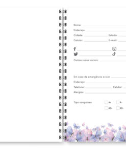 Alternative view of Miolo digital - Caderno Butterfly