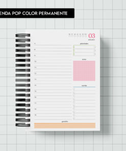 Miolo digital - Agenda Pop Color Permanente