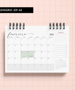 Arquivo digital - Calendário Joy 2026