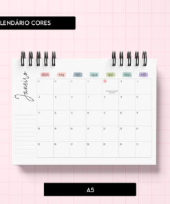 Arquivo digital - Calendário Cores 2026