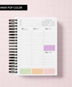 Miolo digital - Planner Pop Color 2026
