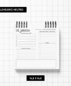 Arquivo digital - Calendário Neutro 2027 - Imagem 3