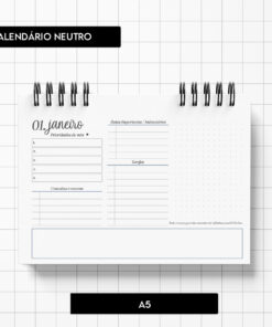 Arquivo digital - Calendário Neutro 2027 - Imagem 4