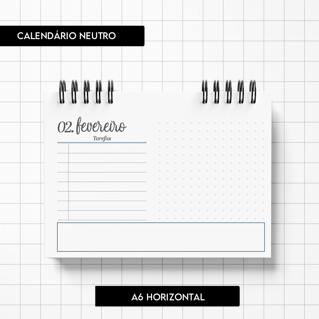 Arquivo digital - Calendário Neutro 2027 - Imagem 7