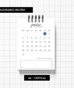 Arquivo digital - Calendário Neutro 2027 - Imagem 8