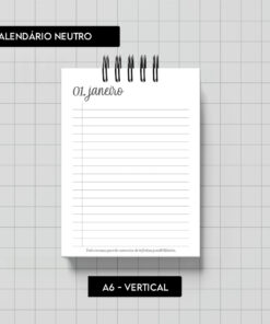 Arquivo digital - Calendário Neutro 2027 - Imagem 9