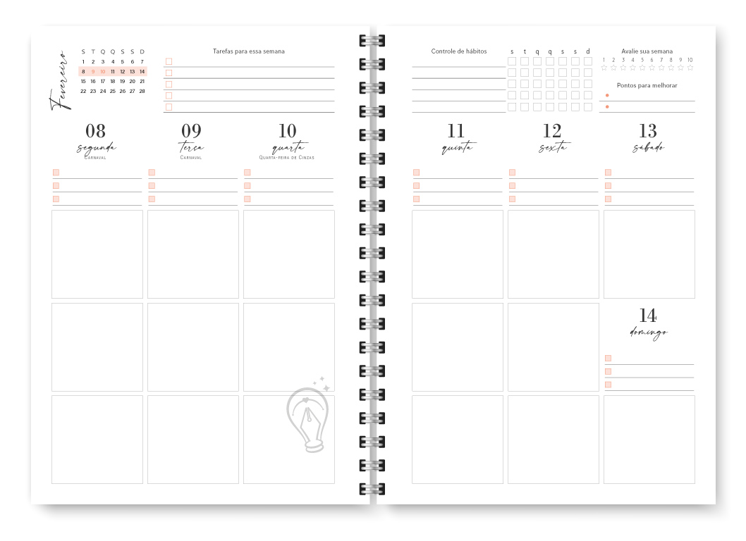 Miolo digital - Planner Joy 2027 - Imagem 10