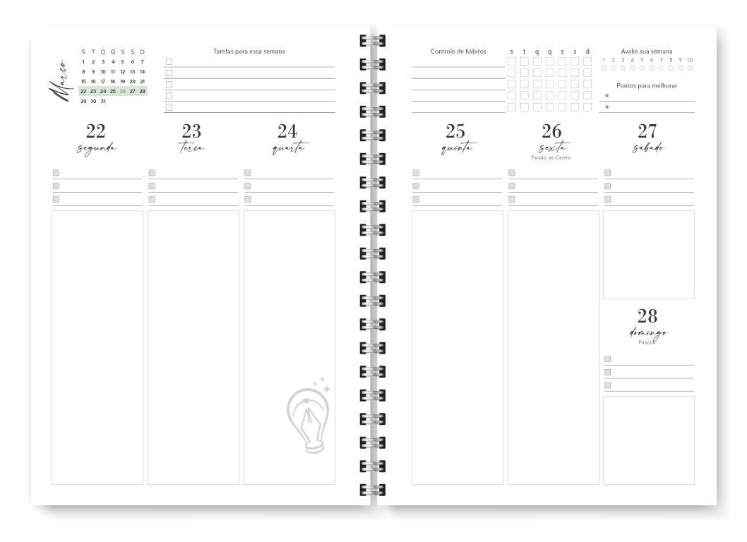 Miolo digital - Planner Joy 2027 - Imagem 11