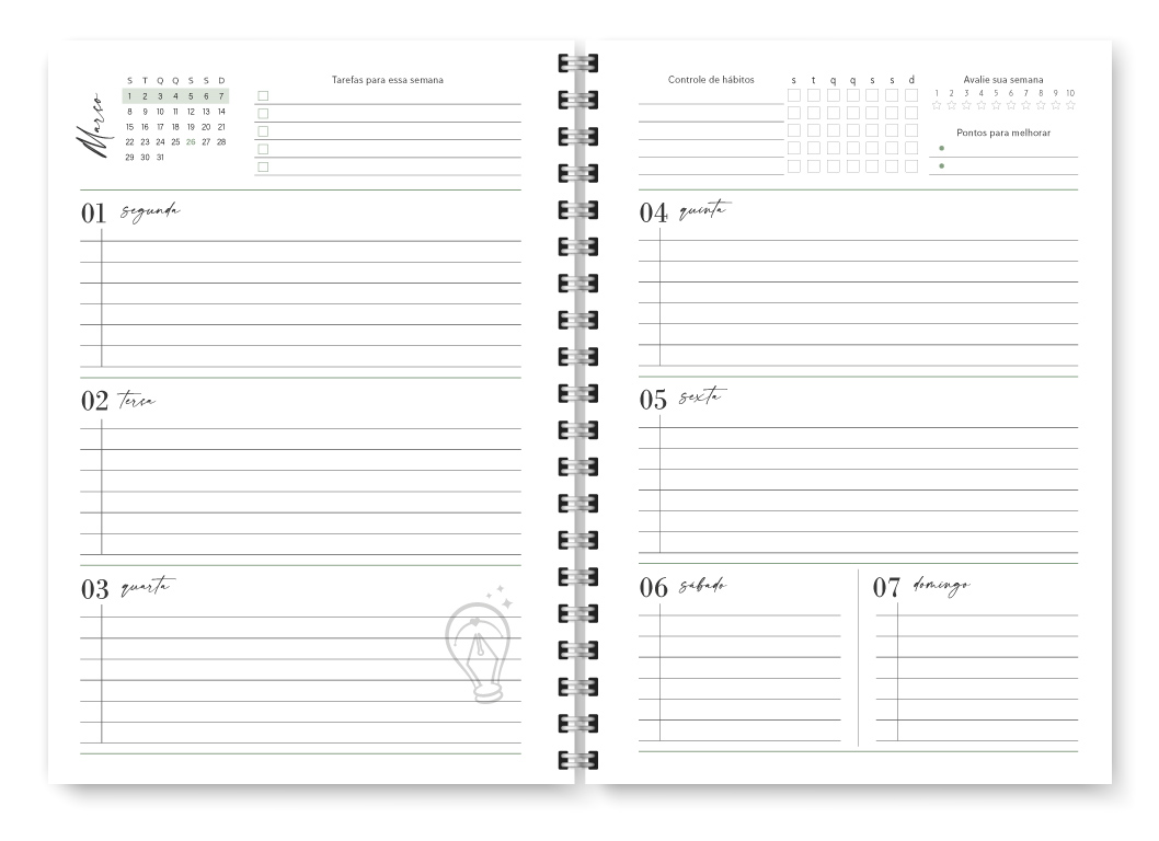 Miolo digital - Planner Joy 2027 - Imagem 16
