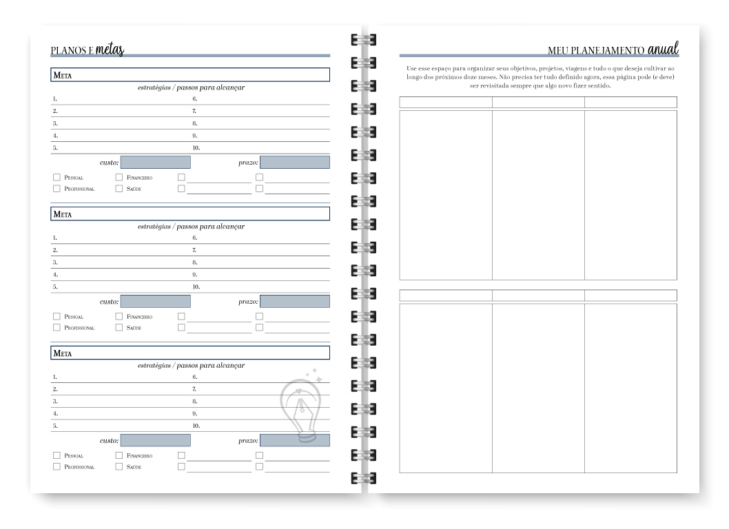 Miolo digital - Planner Neutro Permanente - Imagem 4