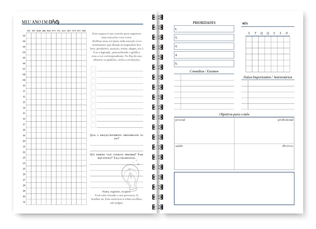 Miolo digital - Planner Neutro Permanente - Imagem 6