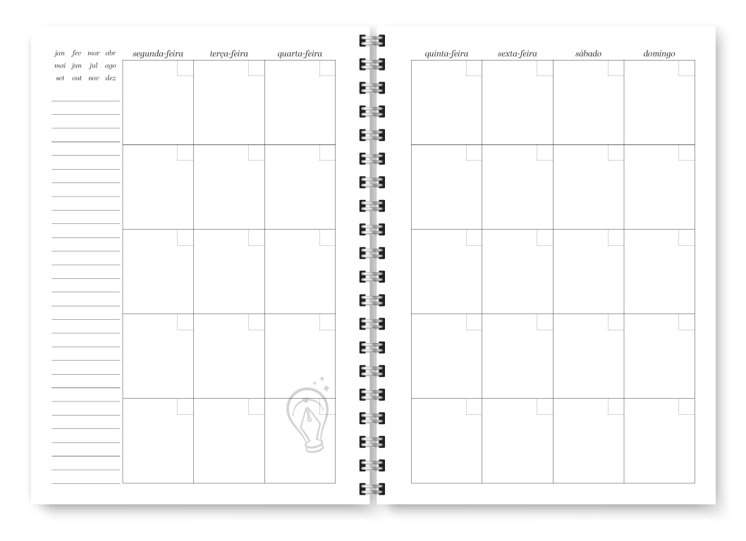 Miolo digital - Planner Neutro Permanente - Imagem 7