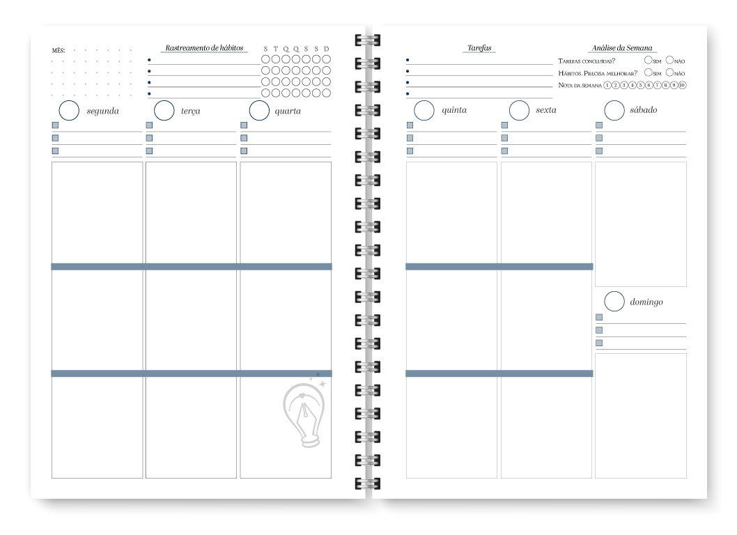 Miolo digital - Planner Neutro Permanente - Imagem 8