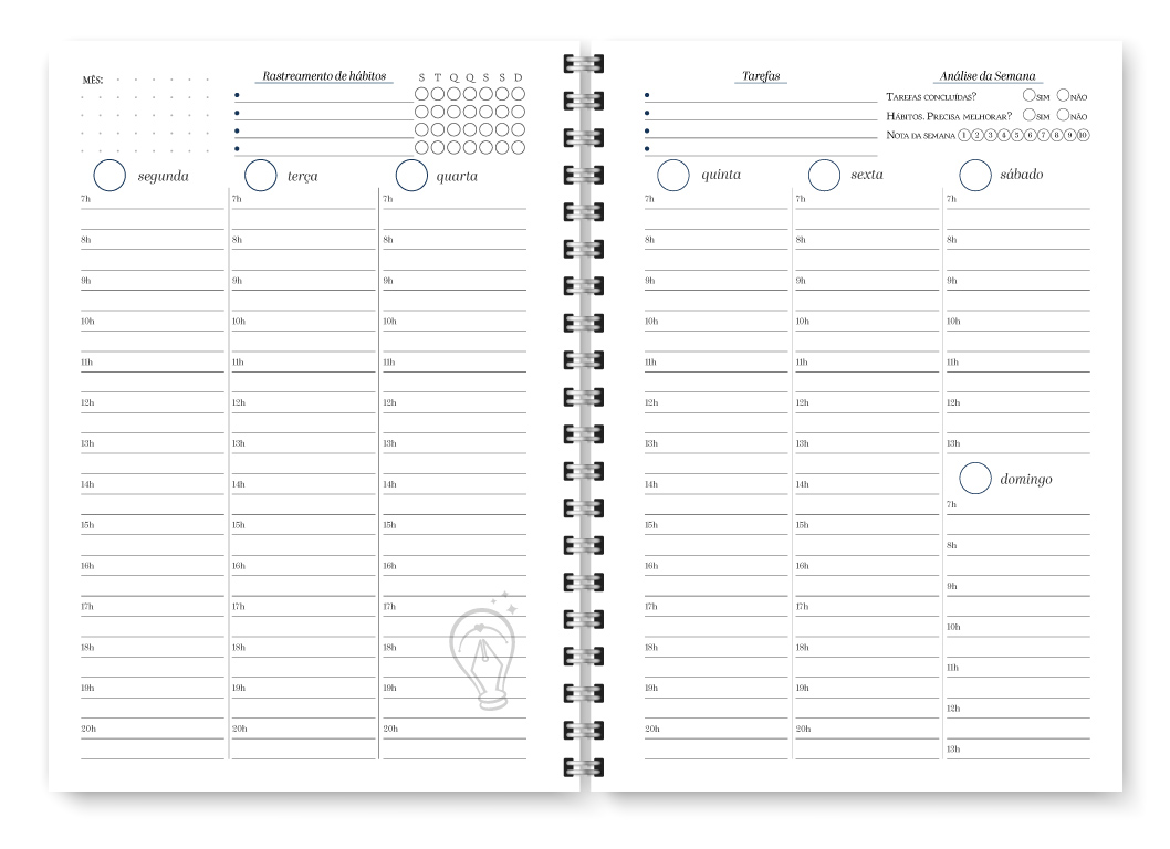 Miolo digital - Planner Neutro Permanente - Imagem 10