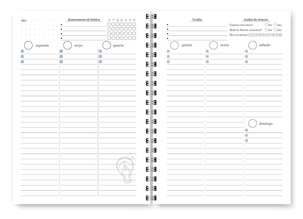 Miolo digital - Planner Neutro Permanente - Imagem 11