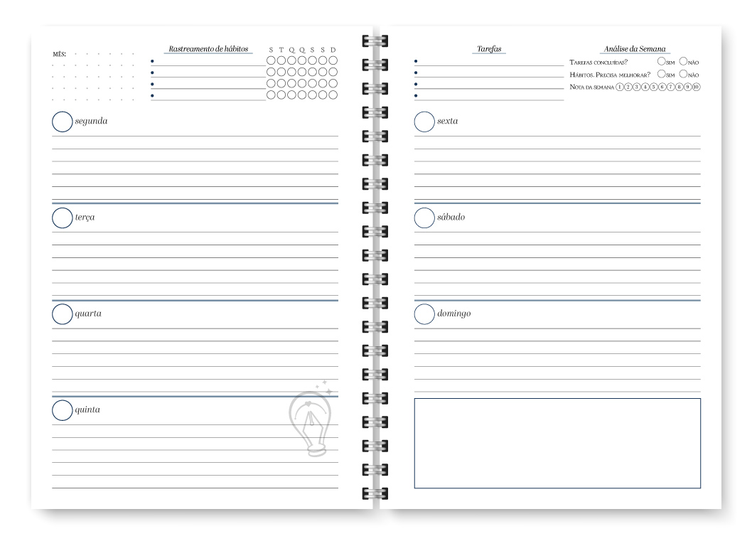 Miolo digital - Planner Neutro Permanente - Imagem 13